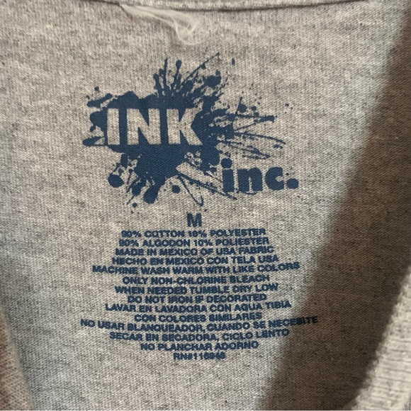 FUNNY GRAPHIC FISHING TEE SHIRT MENS MEDIUM INK - Picture 2 of 3